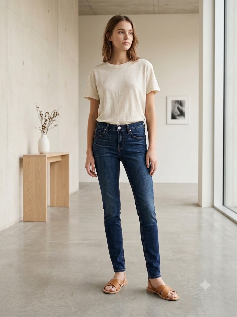 rag & bone Skinny Jeans in Dark Indigo
